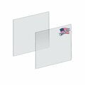 Azar Displays Plexiglass Acrylic Sheets Cut to Size, Clear Plastic Panels, 2PK 179620